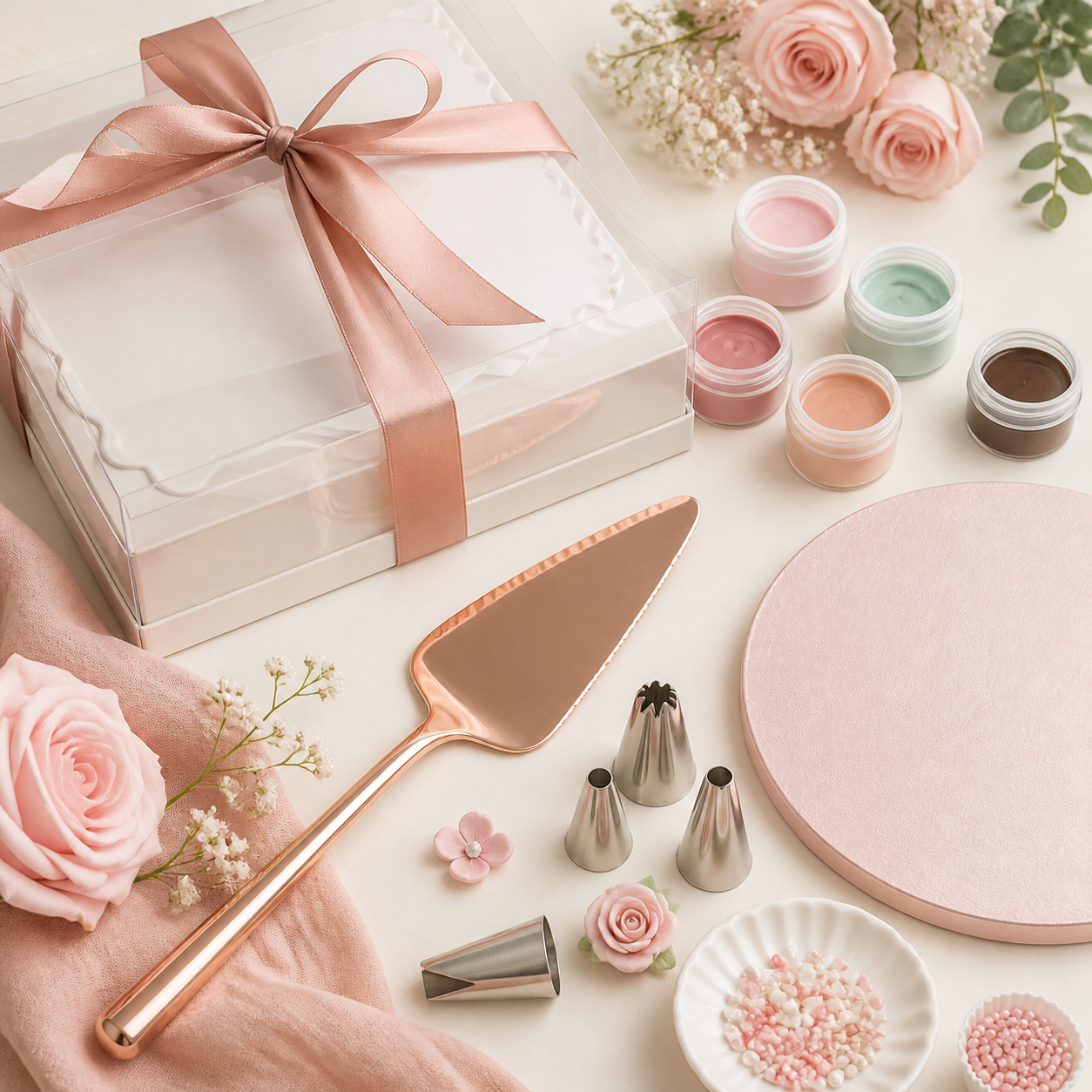 Materiais para cake design e confeitaria